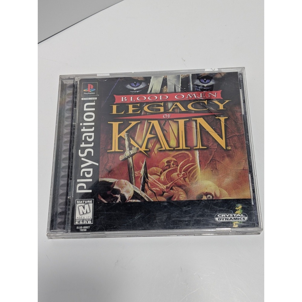 Blood Omen: Legacy of Kain (PlayStation 1, 1996) Black Label CIB